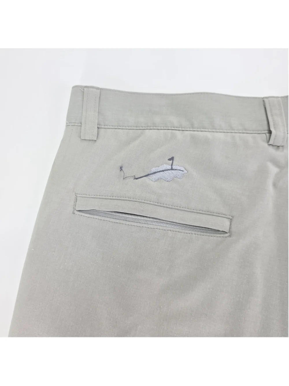 Peter Millar Featherweight Performance Shorts Mens 36 Gray Stretch Golf UPF 50+